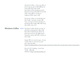 Windows Coffee - MindMeister Mind map