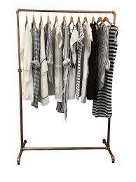It's easy to fold up and reassemble so perfect for putting in the car if you need to transport it, or for putting away when not in use. Clothes Rack Antique Rose Gold Industrial Style Rax And Dollies