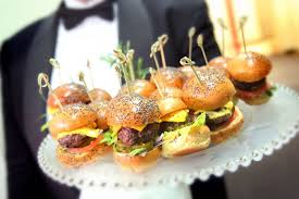 See more ideas about appetizer snacks, yummy food, recipes. Among The Passed Hors D Oeuvres Were Cheeseburger Sliders On Poppy Seed Buns Wedding Food Reception Food Wedding Reception Appetizers