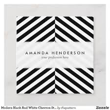 Black And White Striped Road Sign Australia Modern Black And White Chevron Stripes Pattern Square Business Card Printing Business Cards Modern Business Cards Square Business Card
