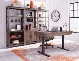 Terrace Point 60 Inch Adjustable Lift Home Office Set In 2020 Home Office Home Office Set