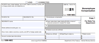 Example of non ssa 1099 form. How To Fill Out A 1099 Nec Box By Box Guide On Filling Out The Form