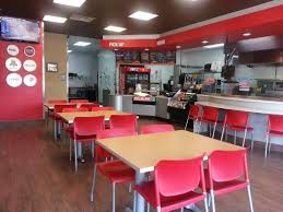 The New Restaurant Look At Domino S Pizza Dominos Pizza Restaurant Restaurant Design