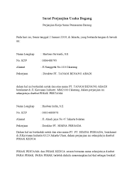 Surat perjanjian lebih menjamin kerjasama bisnis akan berjalan sebagaimana mestinya. Contoh Surat Perjanjian Usaha Yang Baik Dan Benar Detiklife