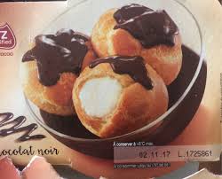 Profiteroles Sauce Au Chocolat Noir Milbona 180 G 2 90 G E