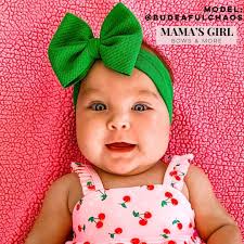 KELLY GREEN Solid Color Baby Girl Bows, Stretchy Headwrap, Headband, Micro  Preemie, Newborn, Infant, Baby, Toddler. Birthday Outfit. Summer