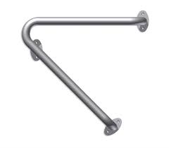 Home > 18 inch steel grab rail offset. V Shaped Grab Rail Antimicrobial