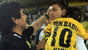 The latter went on to marry manchester city legend sergio aguero, having first met while he was still an atletico madrid player in 2008. Diego Maradona Labels Ex Son In Law Sergio Aguero A Wimp Sport360 News