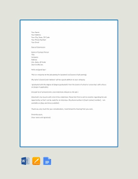 Use about 1 margins and align your text to the left, which is the standard alignment for most documents. 94 Best Free Application Letter Templates Samples Pdf Doc Free Premium Templates