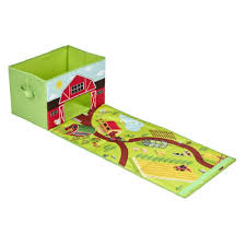 Boite De Rangement Ferme Agricole Avec Tapis De Jeu Depliable 2en1 Figurines Animaux Et Monde Miniature Jouets Enfant Jouets Et Jeux Gifi