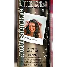Beauty the unisex get an instant color upgrade that washes out don't waste months with permanent hair dye. Amazon Com Spray On Wash Out Gold Sparkle Glitter Hair Color Temporary Hairspray Great For Costume Stage Dancer Cheerleader Party Or Halloween Party Goodmark Glitter Spray Beauty