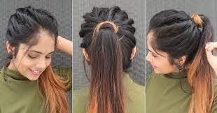 Secure it tightly with a hair band. 15 Easy And Simple Hairstyles For Girls Who Are Always In A Hurry