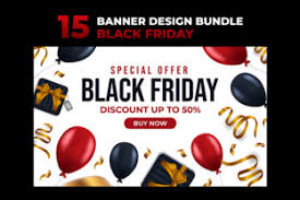 I have done countless projects with them from logo designs, graphic designs, to cms websites and database driven platforms. Black Friday Design Banner Bundle Grafik Von Indostudio Creative Fabrica