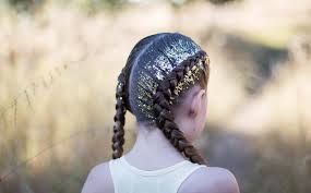 Left and right and then create side braiding of each section. Dutch Glitter Braids Cute Girls Hairstyles