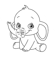 Cute Baby Elephant Animal Coloring Page For Kids Animal Coloring Pages Printables Free Elephant Coloring Page Coloring Pictures Of Animals Cute Coloring Pages