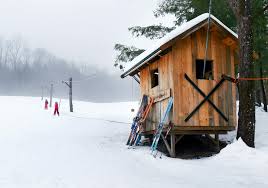 A broken ski lift horrifically malfunctioned speeding out of control sending people flying and scrambling for safety on the slopes in georgia. The Barnebakken Vermont S Most Creative Backyard Ski Hill New England Today