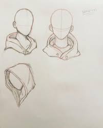 Hoods reference sheet by kibbitzer on deviantart. Hoodie Drawing Hoodie Drawing Reference Anime Drawings Tutorials Hoodie Drawing