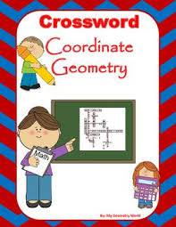 Geometry Crossword Puzzle Coordinate Geometry Geometry Transformations Math Triangle Math
