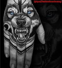 Image Result For Wolf Tattoo Hand Tattoos Wolf Tattoo Design Wolf Tattoo