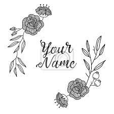 Fördern die konzentration und wirken beruhigend: Blumenkranz Leinwandbilder Bilder Kranz Botanischen Linie Myloview De