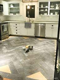 Peel And Stick Floor Tile In The Kitchen A Gorgeous Budget Friendly Diy In 2020 Diy Kitchen Flooring Kitchen Decor Inspiration Diy Kitchen Renovation