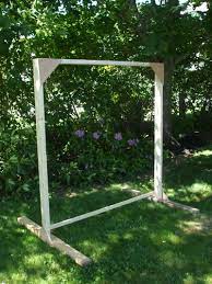 Diy Backstop Frame Outdoor Structures Freshwater Fishing Garden Arch