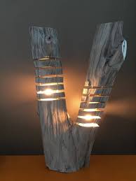 Pin On Lampe En Bois