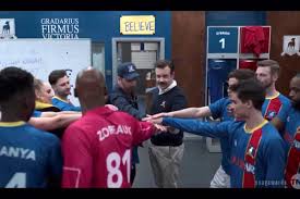 To manage a struggling london football team in the top flight of english football. New Trailers Ted Lasso Fathom Annette The Conjuring And More The Verge