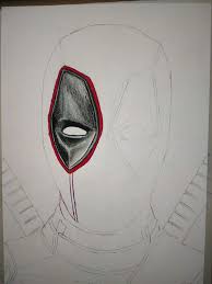 Corona virus deadpool face mask. Deadpool Drawing Pencil
