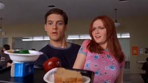 He tries to save both, so that everyone dangles from webbing. In Spider Man 2002 The Scene In Which Peter Parker Catches Mary Jane S Lunch On The Tray Involved No Cgi With The Help Of A Sticky Substance To Keep The Tray Planted On
