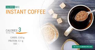 Instant Coffee Calories In 100g Or Ounce 2 Facts To Consider