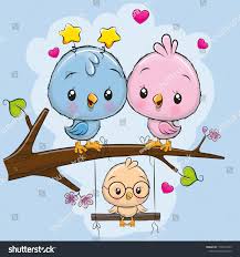 Cute Bird On Branch Drawing Pin Em Schulbasteln