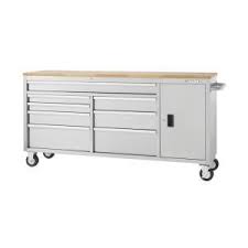 Husky 27 In W 1 Drawer 2 Door Tool Chest Rolling Cabinet In Gloss Black With Flip Up Pegboard H27 Workbench Plans Diy Workbench Designs Workbench With Storage