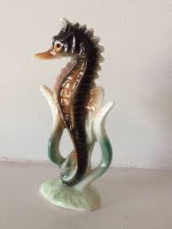 Vintage Miniature Seahorse Figurine Aquarium Ornament Seahorse Figurine Mermaid Collectibles Aquarium Ornaments