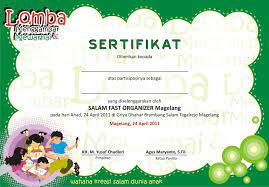 Maybe you would like to learn more about one of these? Piagam Lomba Mewarnai Masnurul