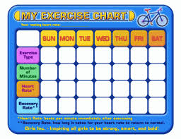Daily Workout Chart Fitness Guru