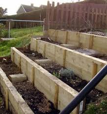 Projet De Terrasse Projet De Jardin Sloped Garden Garden Projects Sloped Backyard Landscaping