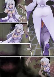 re zero kara hajimeru isekai seikatsu】リゼロエミリア漫画 - 同人誌 - エロ漫画  momon:GA（モモンガッ!!）