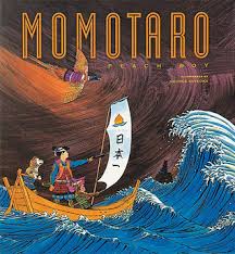 Momotarō (桃太郎, peach boy) is a popular hero of japanese folklore. Momotaro Peach Boy By George Suyeoka