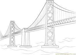 Keep a cat and pumpkin company on a magical night. 26 Best Ideas For Coloring Golden Gate Bridge Coloring Page