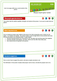 Nhs Change Day One Page Profile Template Download Your Own Word Version And Get Started Today Http Wp Me A2dsvc 56 First Page Nhs Change Day