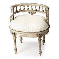 Astoria Grand Kadine Vanity Stool Frame Color Guilded Cream In 2020 Vanity Seat Vanity Stool Furniture