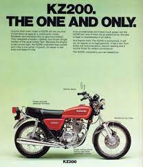 Kawasaki Kz200 Periklanan Motor Jalanan Iklan Zaman Dulu