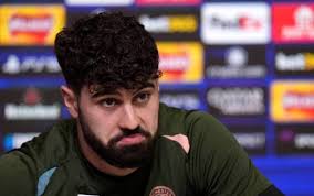 Joško Gvardiol in today's press conference ahead of Club Bridge game  tommorrow Face Card ♦️♠️