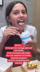 I let my 12-year-old get her tongue pierced