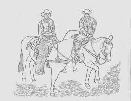 40 detailed coloring pages theme of. Western Horse Coloring Pages