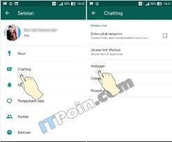 Cara Mengganti Wallpaper Tema Chat Whatsapp Di Android Mudah Itpoin