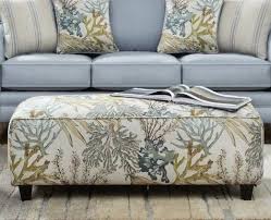 Awesome Coastal Nautical Ottomans Diy Shop Coastal Decor Coastal Living Rooms Diy Ottoman