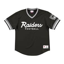 Special Script Mesh V Neck Oakland Raiders Shop Mitchell