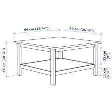 Coffee tables and side tables are perfect when it comes to keep your glasses, remote controls or smart phones under hand in the living room. Hemnes Coffee Table White Stain 90x90 Cm Ikea